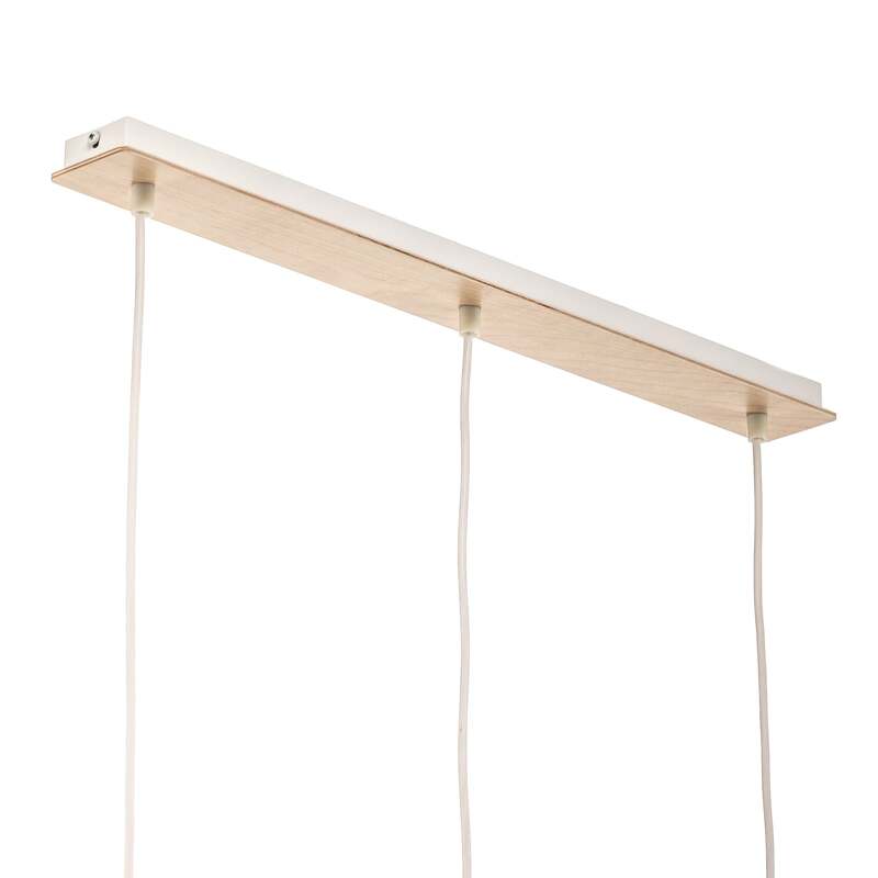 EMIBIG LIGHTING Pendelleuchte Tako Hängeleuchte Hängelampe E27 dreiflammig weiß - 5901738919877