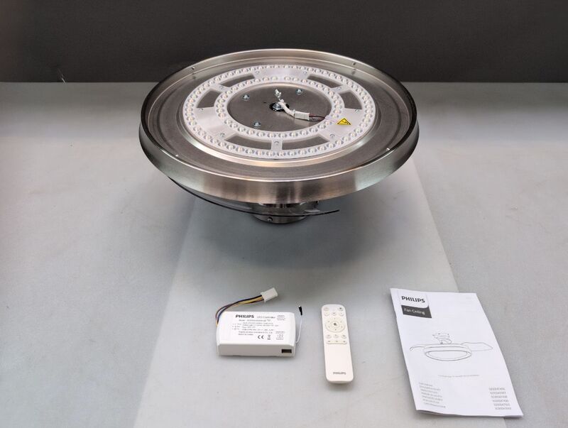 Philips LED Deckenventilator Atlas 28W dimmbar mit Fernbedienung und 3 - 8721103096081