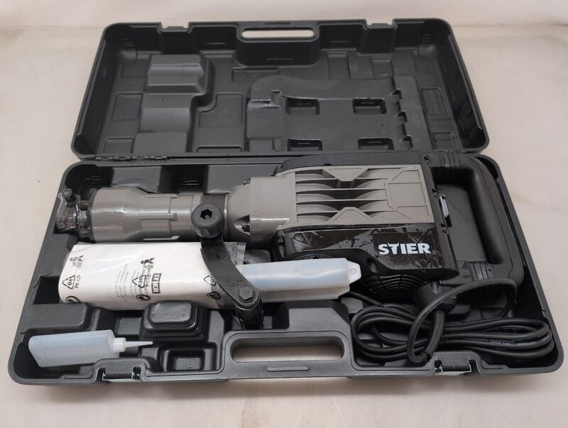 STIER Abbruchhammer 1700W 50J 2000Schläge/min Werkzeug Bohrhammer 30mm Sechskant - 4251709614920