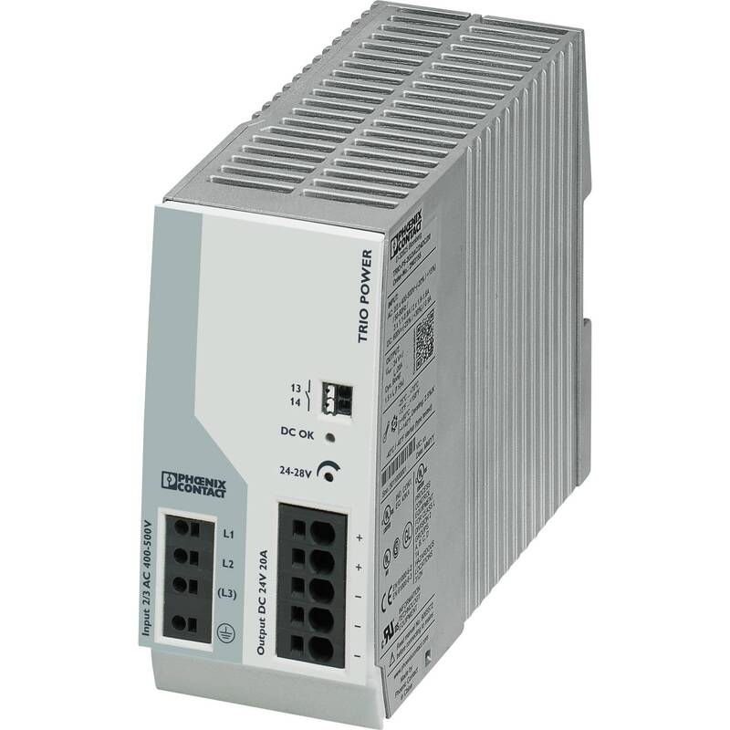 Phoenix Contact Netzteil Stromversorgung Hutschienen DIN-Rail TRIO POWER 24V - 4046356960861