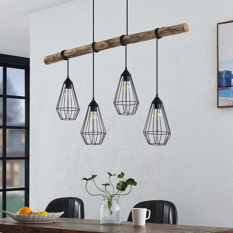 Lindby Eldarion Hängeleuchte Pendelleuchte Deckenlampe Lampe Leuchte 4-flmg 228 - 4251096581133