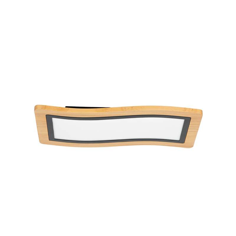 Lucande LED-Deckenleuchte Joren 46 cm Holz warmweiß dimmbar 3.000 K 1140 lm - 4251911766066
