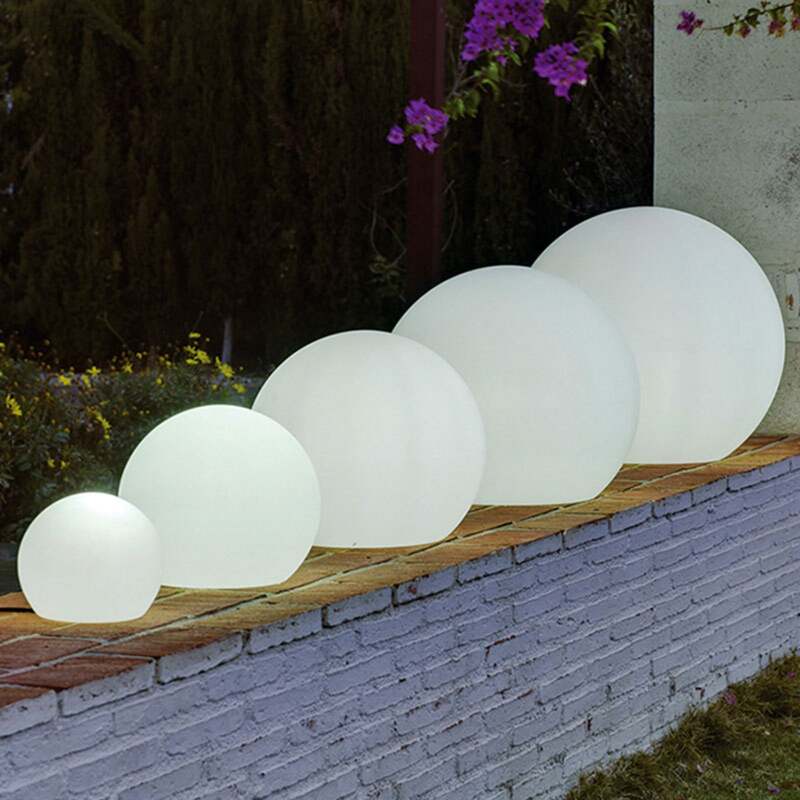 Newgarden Gartenleuchte Buly LED Kugelleuchte Außenlampe Ø40cm weiß IP65 - 8436047539623
