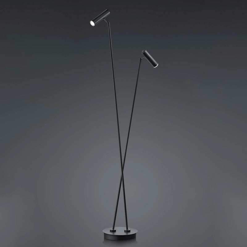 HELL Tom LED Floor Lamp, 2-bulb, Black - 4045542225845