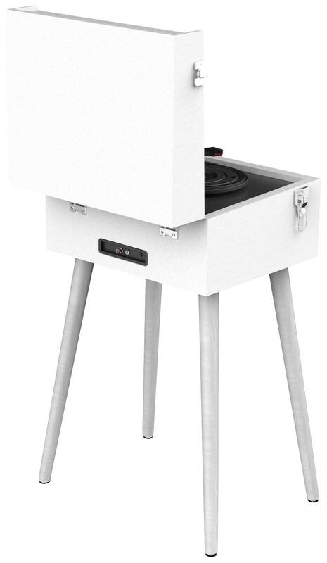RYGHT ALTO USB-Plattenspieler Vinyl Bluetooth Lautsprecher weiß Retro Design530 - 3760206481894