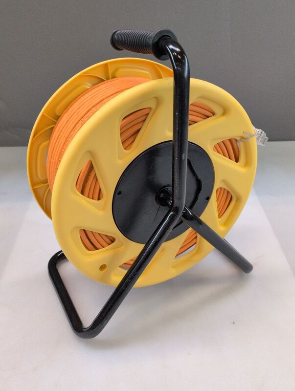 SpeaKa Professional RJ45 Verlängerungskabel Kabeltrommel Kupfer rund Orange 90 m - 4064161019086