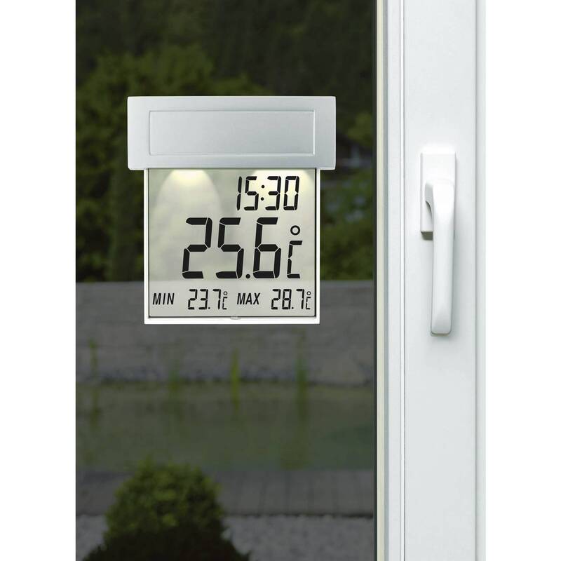 TFA Solar-Fenster-Thermometer Digital Innentemperatur -10 bis +50 °C - 4009816017475