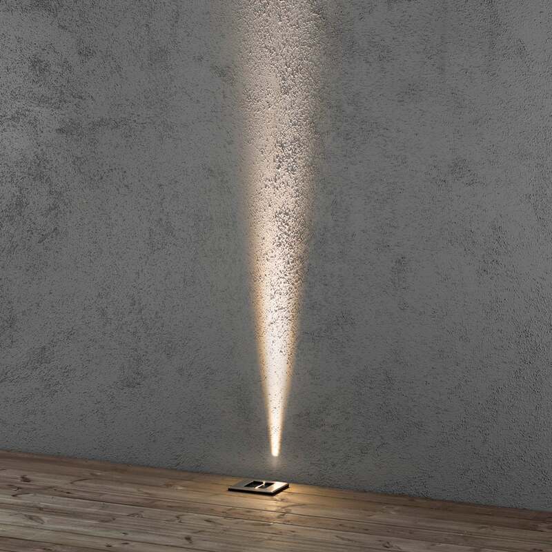 Konstsmide LED Bodeneinbauspot Malte Gartenleuchte Edelstahl 6W warmweiß IP65 - 7318307960310