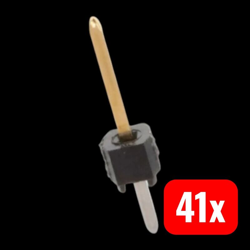 Molex Stiftleiste 1-reihig 1-polig Tray Anschluss Löten schwarz 350V 3A - 2050007131854