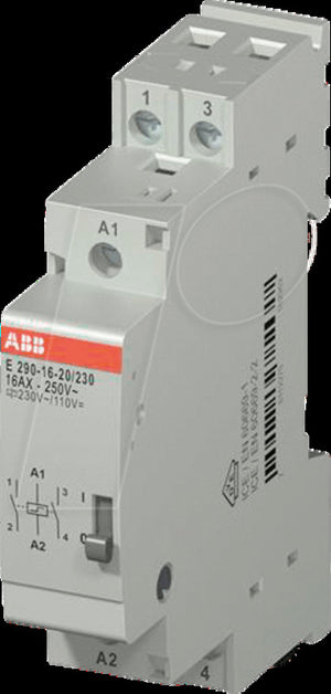 B-Ware ABB Stromstoßschalter Relais Hutschiene Zentralsteuerung 2 Schließer 16A 3000VA