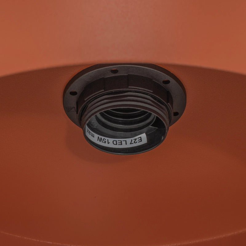Hängeleuchte Vitrum Pendelleuchte Lampe rot Stahl rund zylindrisch Ø27cm - 5905143285510