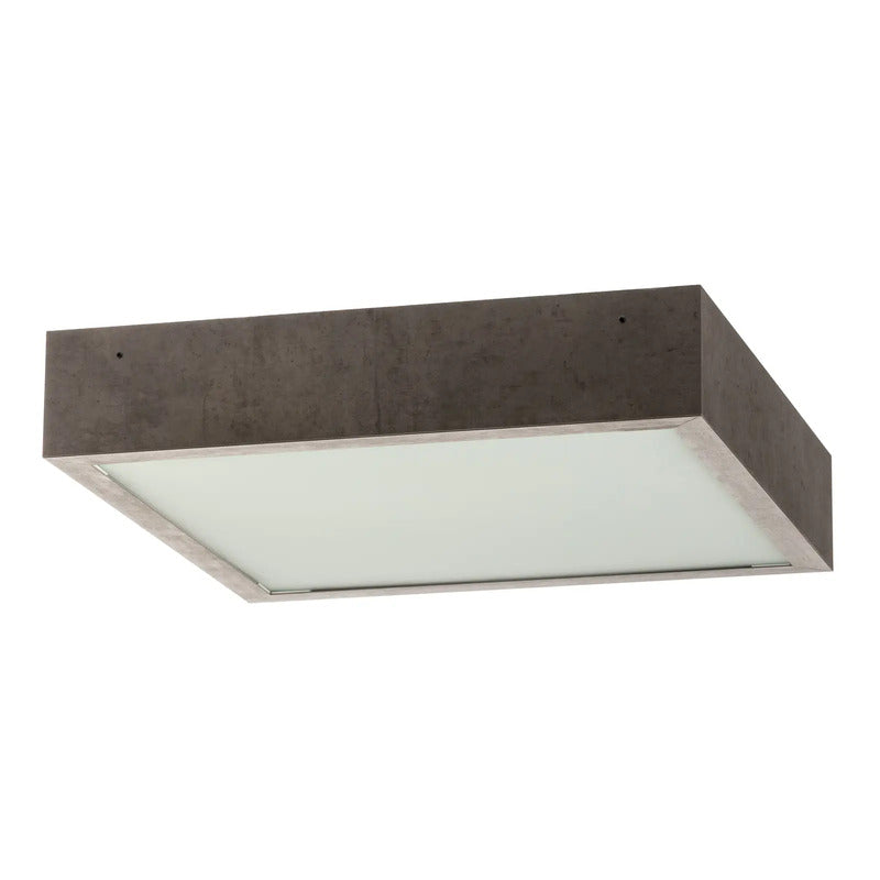 Argon Deckenleuchte Tromsö 40x40 cm Hängeleuchte Deckenlampe Lampe betongrau - 5902553220292