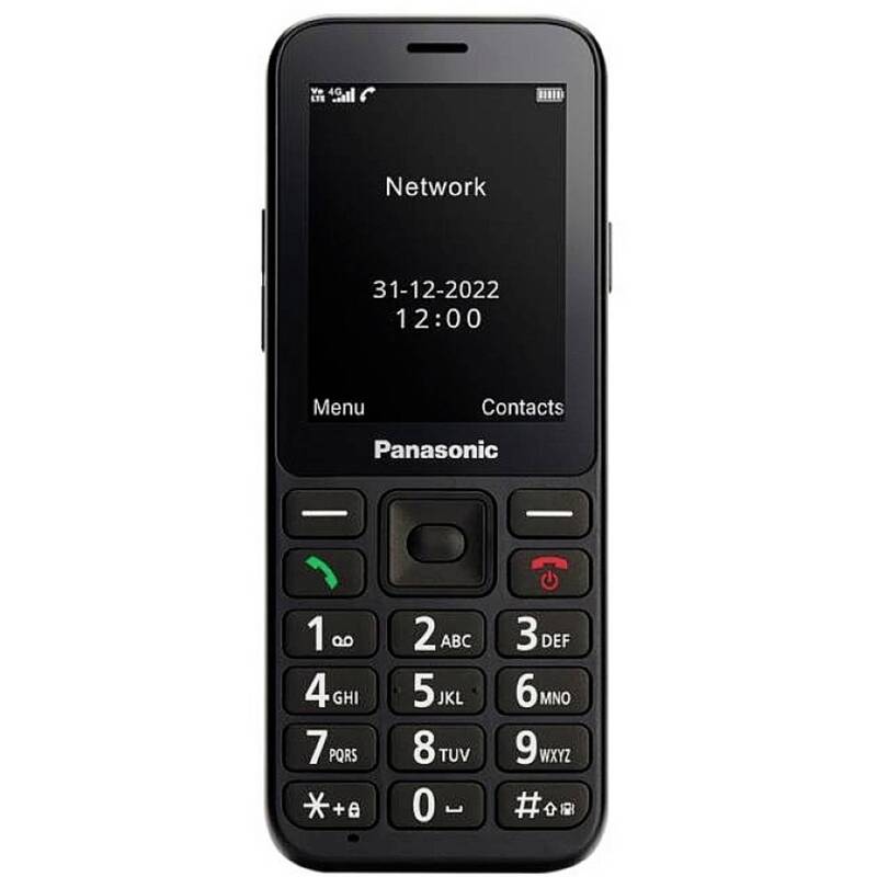 Panasonic KX-TU250 Senioren-Handy tragbar Telefon lange Akkulaufzeit Schwarz - 5025232931149