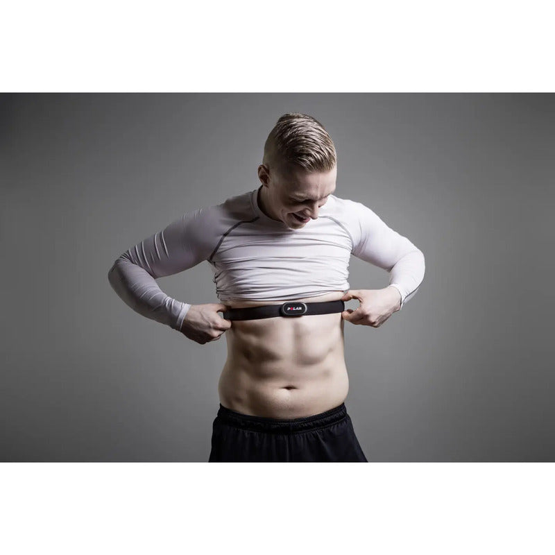 Polar Herzfrequenz-Sensor H10 Brustgurt M-XXL Fitnesssensor schwarz mit Speicher - 0725882051291