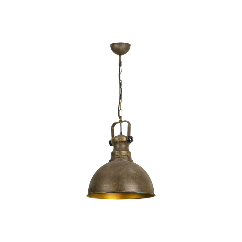Hängelampe Saglam 3710 LED Hängeleuchte dimmbar gold patiniert Ø31cm antik - 8681875467840