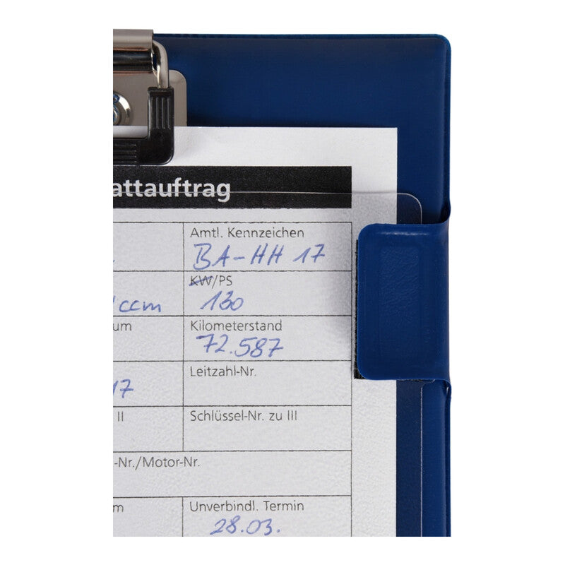 Eichner Auftragstasche Easy Open Klemmbrett schwarz Klettverschluss 10 STÜCK - 4052301038790