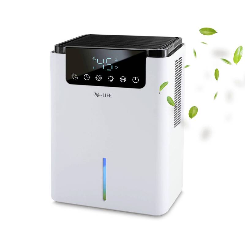 X4-LIFE Modell 4 Elektrischer Luftentfeuchter 700 ml/Tag für 20 m² schwarz - 4250679509014