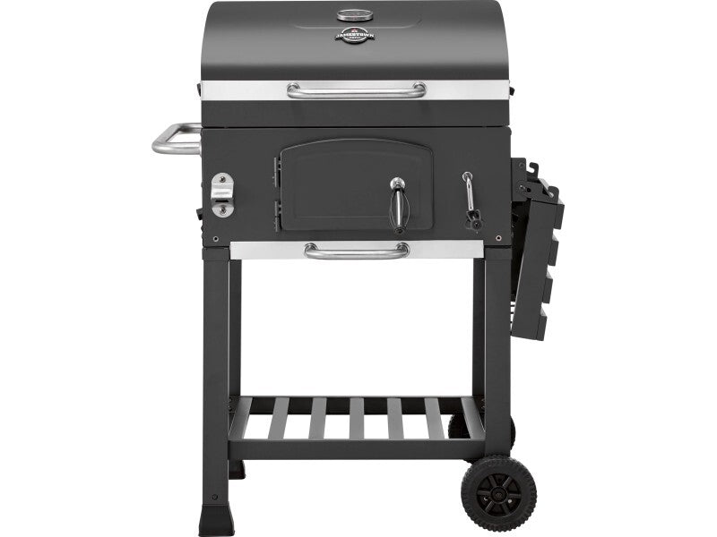 Jamestown Holzkohle-Grillwagen Jaxon Grillwagen mit Deckelthermometer schwarz - 4007876511773