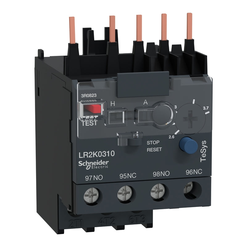 Schneider Electric Motorschutzrelais LR2K0310 1 Schließer 1 Öffner IP2X 690V - 3389110230499