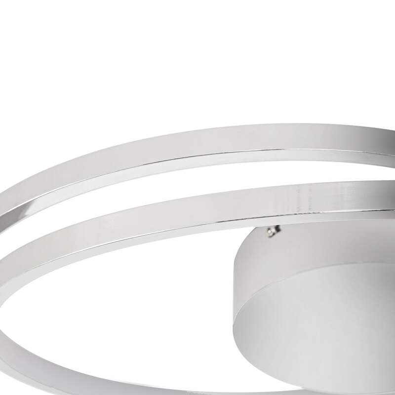Lucande Deckenlampe LED Maire dimmbar Lampe Leuchte chrom Ø50cm warmweiß - 4251096573879