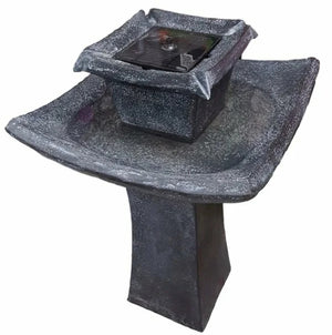 B-Ware Smart Garden Pagoda Brunnen Wasserspiel Zimmerbrunnen Gartenbrunnen Deko Outd223