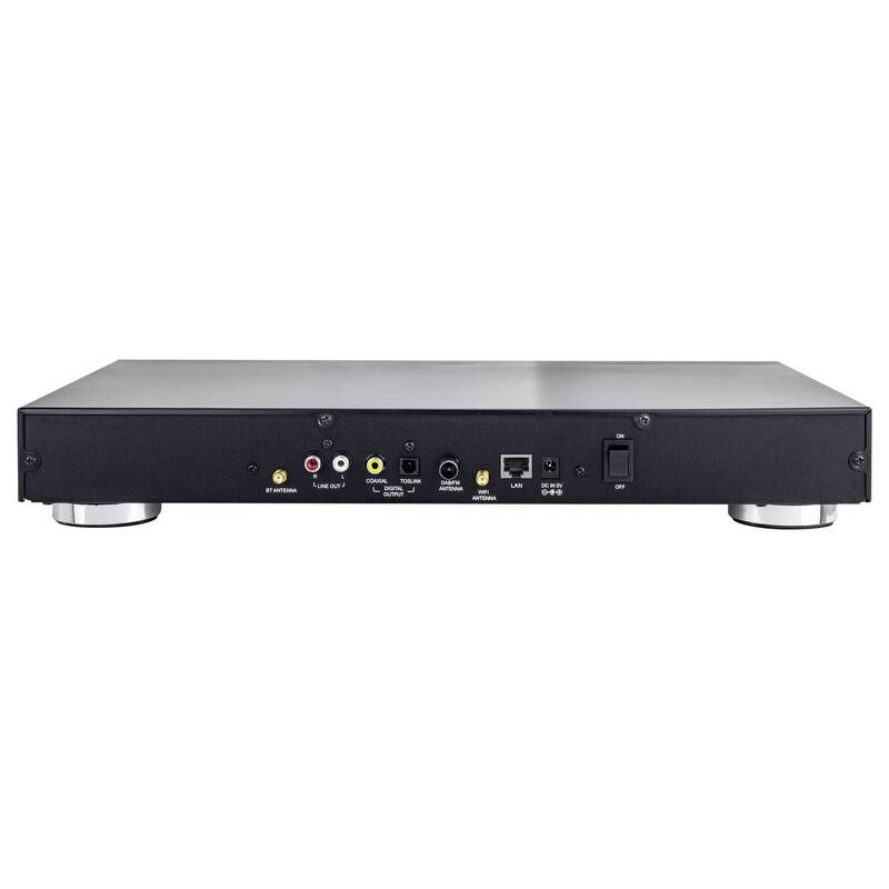 Renkforce Radio-Adapter DAB+ WLAN Bluetooth DLNA Internetradio Schwarz 99 Sender - 4053199973484