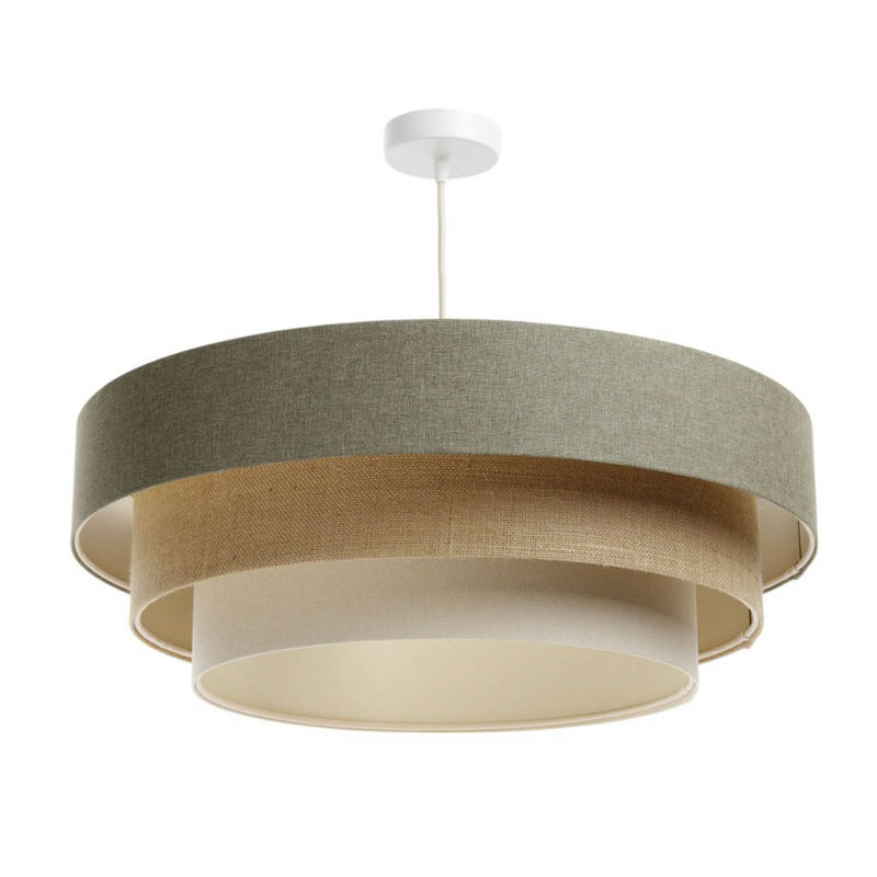 Maco Design Hängeleuchte Triniti LED Pendelleuchte dimmbar grün beige Ø60cm - 5906742030235