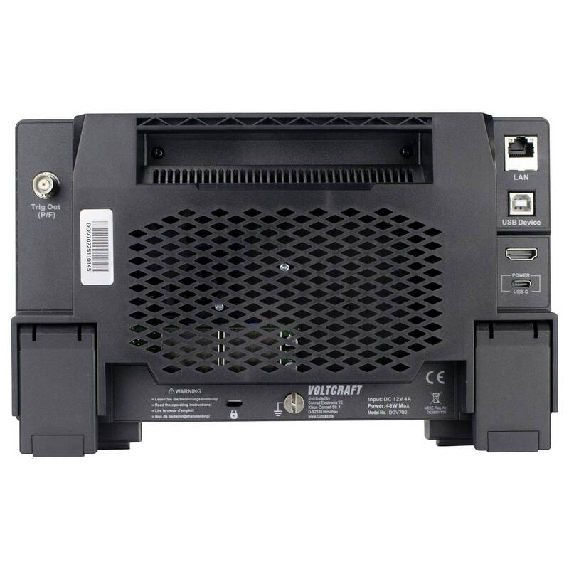 Voltcraft Digital-Oszilloskop DOV702 70 MHz 2-Kanal 1,25 GSa/s 50 Mpts 12 Bit - 4064161397115