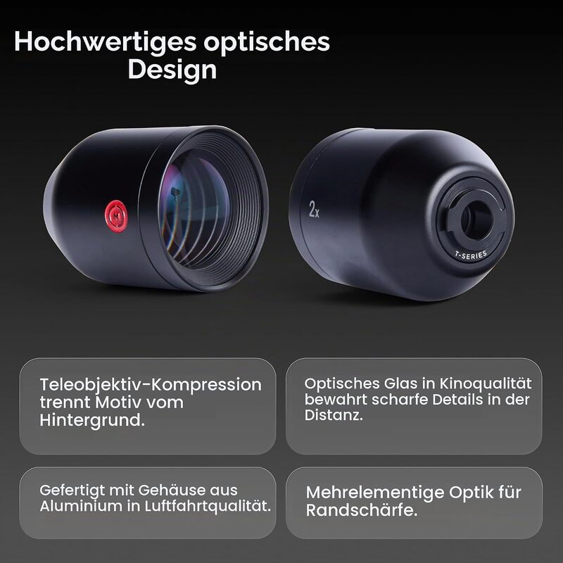 Moment SuperTele 240 mm Objektiv II Teleobjektiv für Smartphone Kamera 240mm - 0850079113640