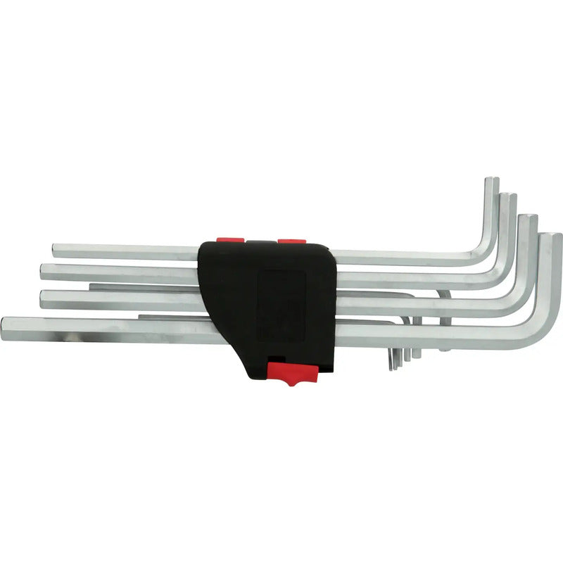 KS Tools Innen-Sechskant Winkelschraubendreher Werkzeugstahl Set 1,5-10mm 10-tlg - 4042146790113