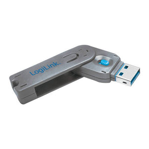 B-Ware Logi Link Usb Port Au0043 Schloss Usb A Port Silber Blau 1 Schlüssel 4 Schlösser