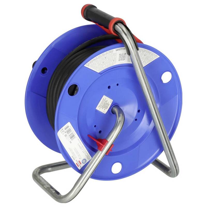 Brennenstuhl Kabeltrommel Garant IP44 25m H07RN-F 3G2,5 Gewerbe Baustelle blau - 4007123141340