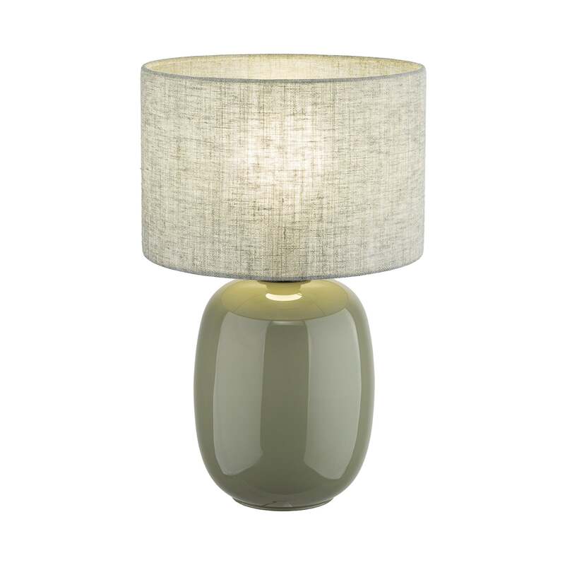 TK-Lighting Tischleuchte Lampe Melody LED Tischlampe Leuchte olivgrün 48cm - 5906135161836