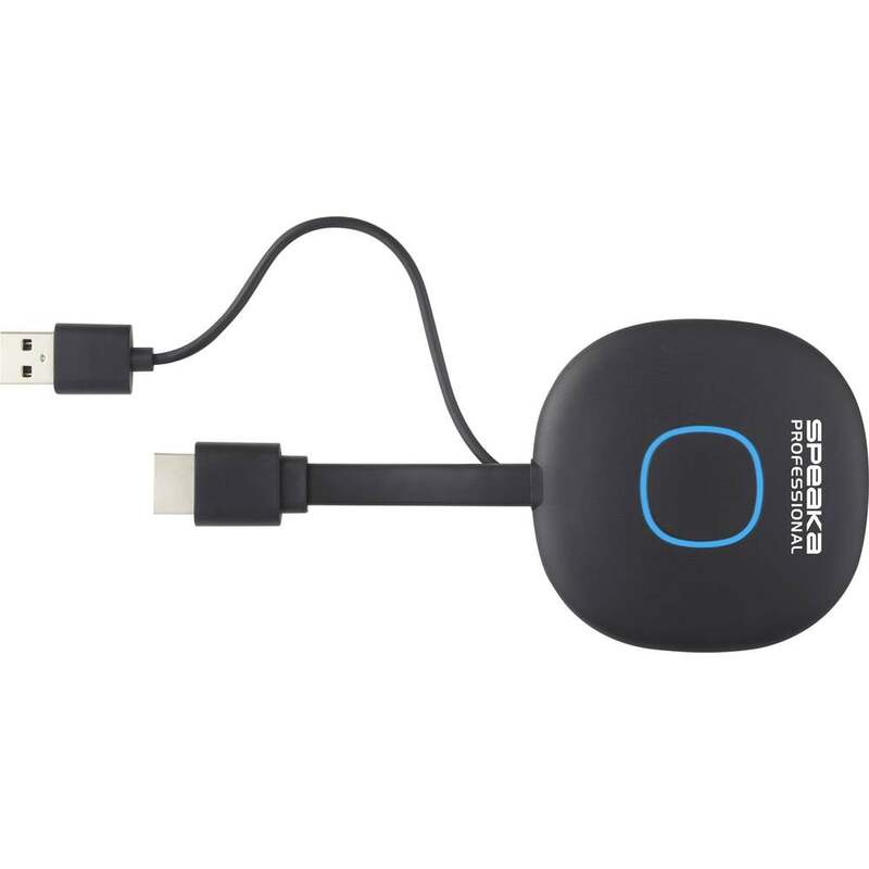 SpeaKa Professional SP-VShare Drahtloses 4K UHD Präsentationssystem 4fach Multi - 4064161161389