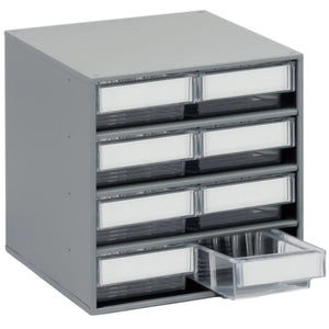 B-Ware Treston Schubladenmagazin Schubladenmagazin 8 Schubladen Lichtgrau 400x400x395mm