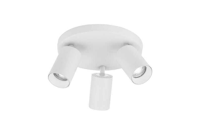 Nova Luce Deckenleuchte Deckenspot Lampe Weiß 3-flammig TOD GU10 LED dimmbar - 5212017422699