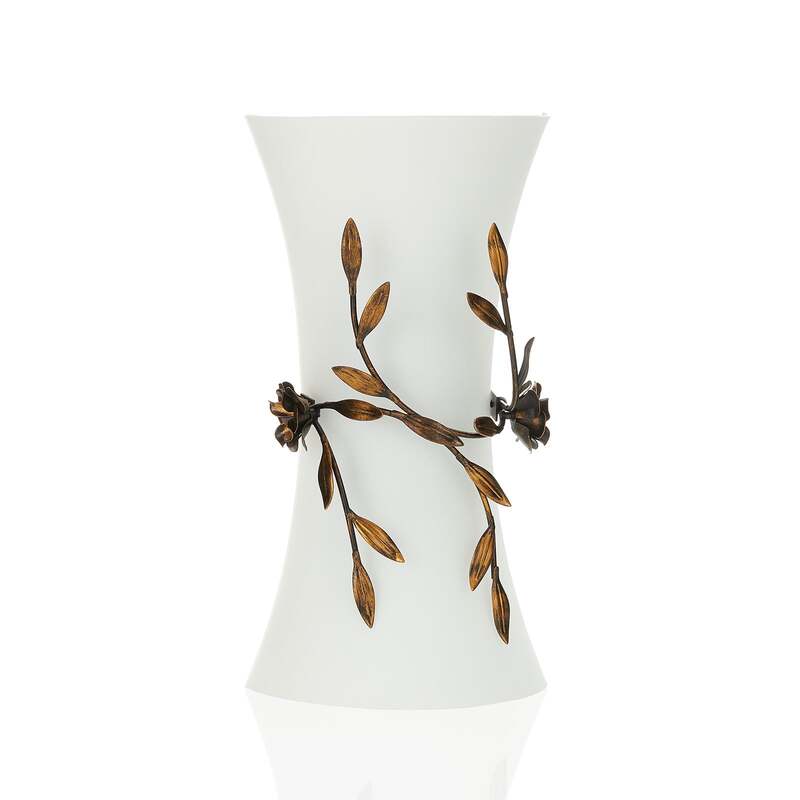 Kögl Wandleuchte Rose mit Glasschirm Wandlampe Lampe Leuchte Spot Licht E27 - 4040766165243