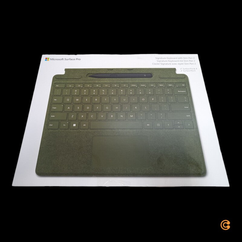 Microsoft Surface Pro Signature Keyboard Forest mit Slim Pen 2 Tastatur Stift705 - 0196388072613