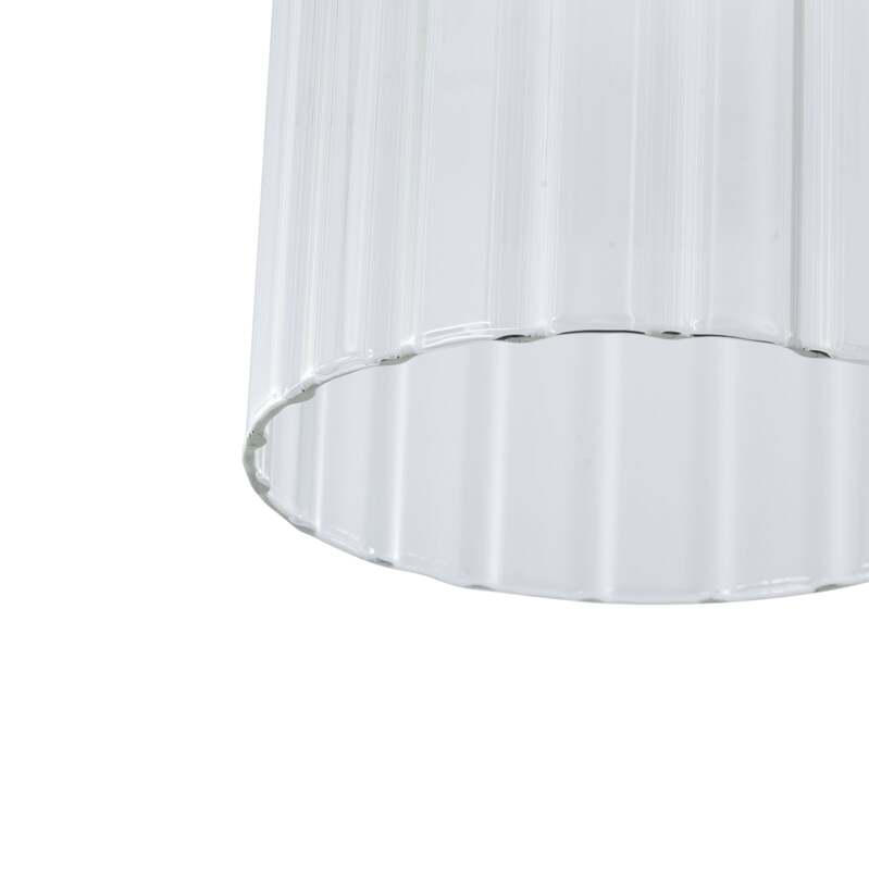 Lucande Deckenleuchte Eirian LED Lampe dimmbar schwarz Glas E27 Ø18cm 1-flammig - 4251911775761