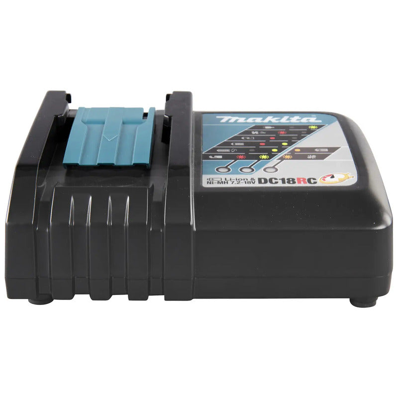 Makita Akkupack-Ladegerät DC18RC 18V LiIon Schnellladegerät 230V 1.045kg - 0088381373562