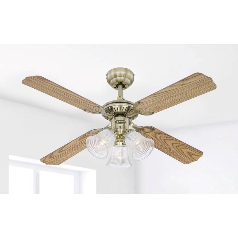Westinghouse Princess Euro Deckenventilator Beleuchtung Wendbare Flügel Lampe - 4895105608741