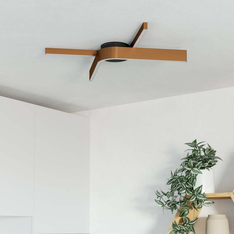 EGLO FOLCINO-Z MATTER Ceiling Lamp 640x400 RGB/CCT 3720lm Black/bronze - 9008606360277