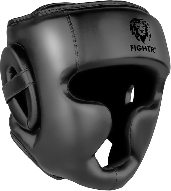 Luchador Boxhelm mit optimaler Passform | Boxschutz für Sparring schwarz S/M - 4260723851075