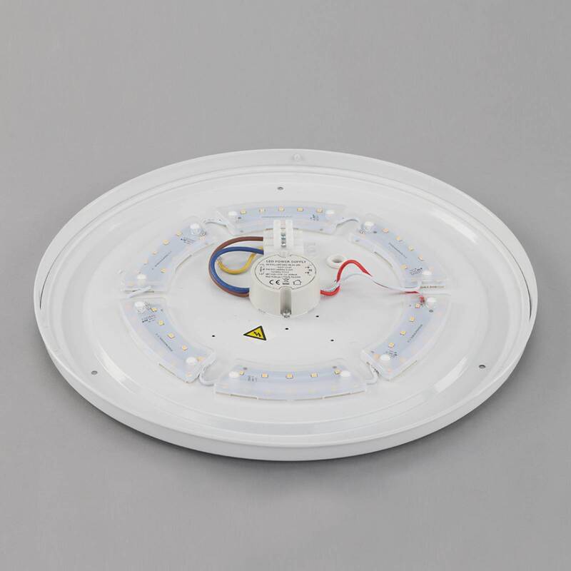 Lindby LED-Deckenlampe Franka Deckenlampe Lampe Leuchte 24 Watt weiß Ø 41,5 cm - 4251096514803