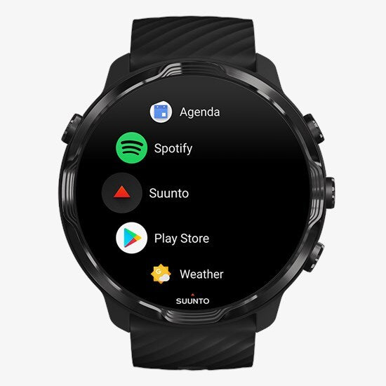 SUUNTO 7 Sportuhr GPS Laufuhr Fitnesstracker Smartwatch Uhr AMOLED Black Lime - 6417084504098