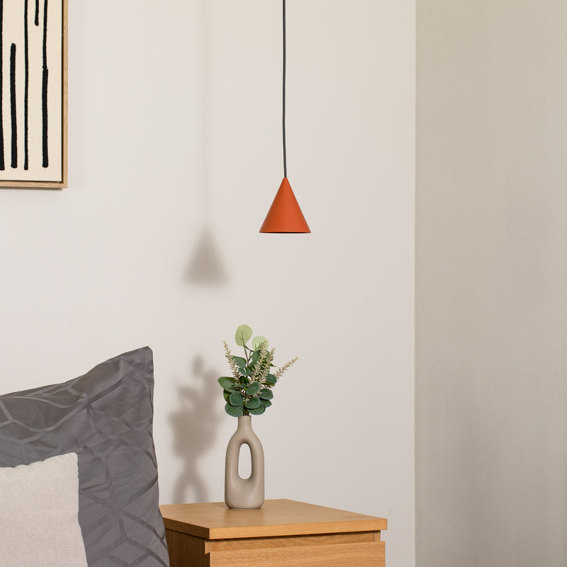 Nowodvorski Hängeleuchte ZENITH LED Pendelleuchte dimmbar terracotta Ø11cm - 5903139114561