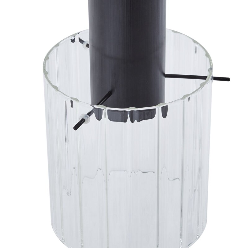 Lucande Hängeleuchte Pendelleuchte Eirian Glas 3-flammig schwarz 90 cm Lampe119 - 4251911775778