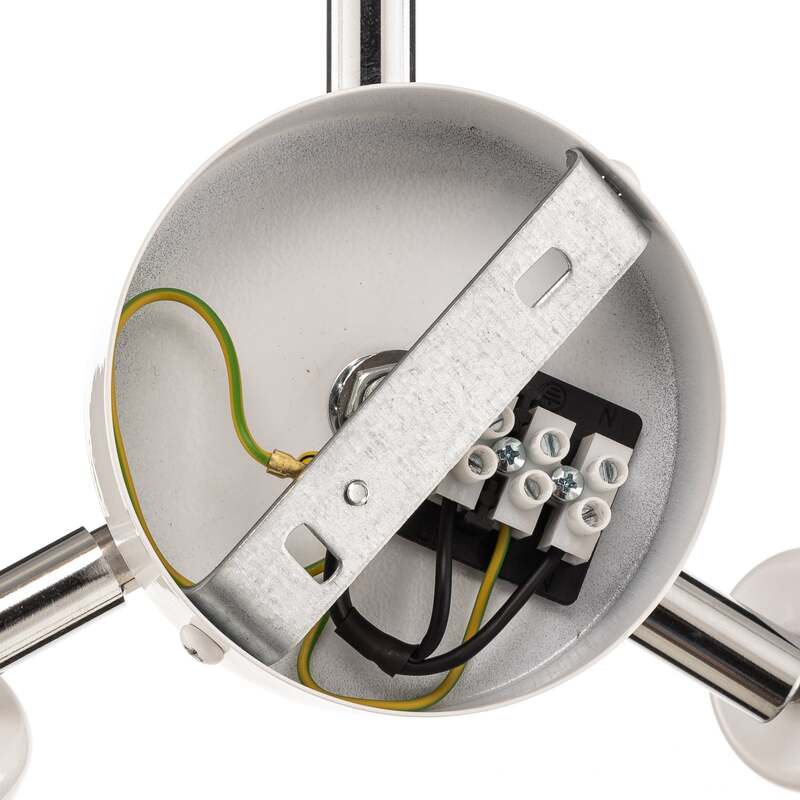 Euluna Deckenlampe Pastell Trio Deko-Deckenlampe E27 Ø 60cm senf grau hellg391 - 5903689184113