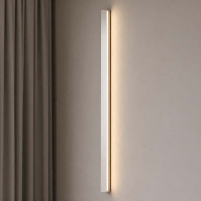 Lucande Wandleuchte Kinsley LED dimmbar 90cm nickel weiß 3100 Lumen CCT 1340 - 0000010053958