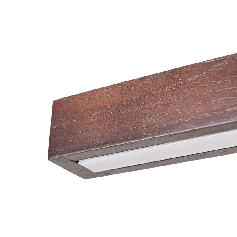 Lucande Pendelleuchte Hängelampe LED Nihalo walnuss dimmbar CCT höhenverstellbar - 4255830903120